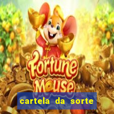 cartela da sorte time de futebol que mais saem